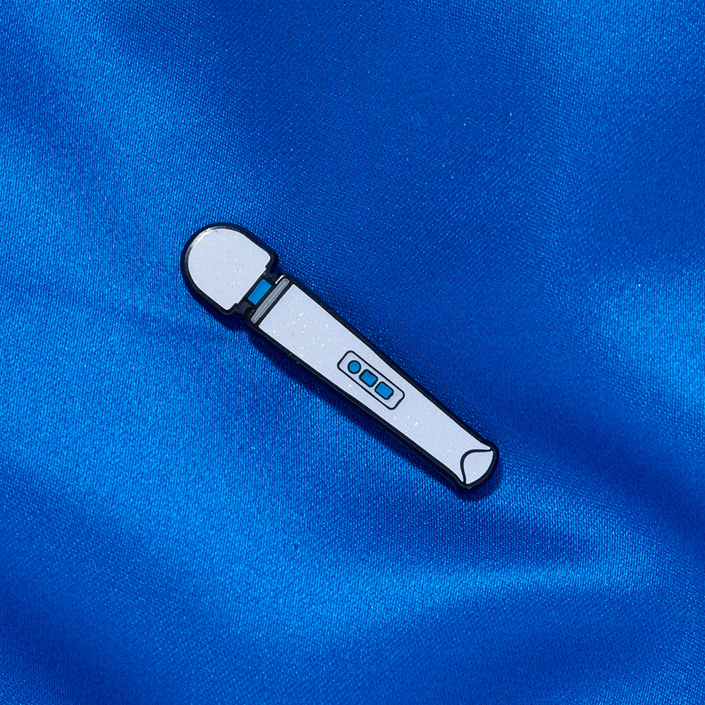 Wood Rocket Magic Wand Rechargeable Pin