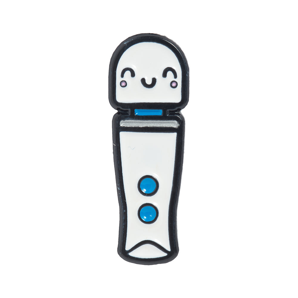 Wood Rocket Magic Wand Kawaii Micro Pin