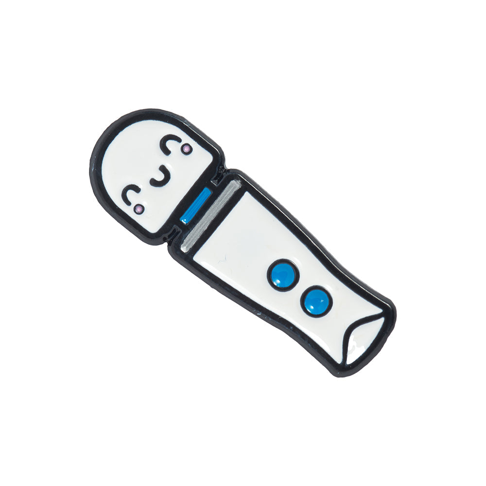 Wood Rocket Magic Wand Kawaii Micro Pin