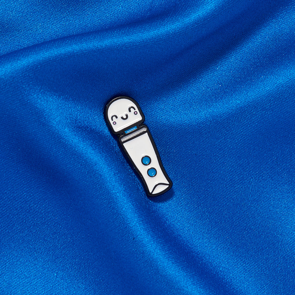Wood Rocket Magic Wand Kawaii Micro Pin