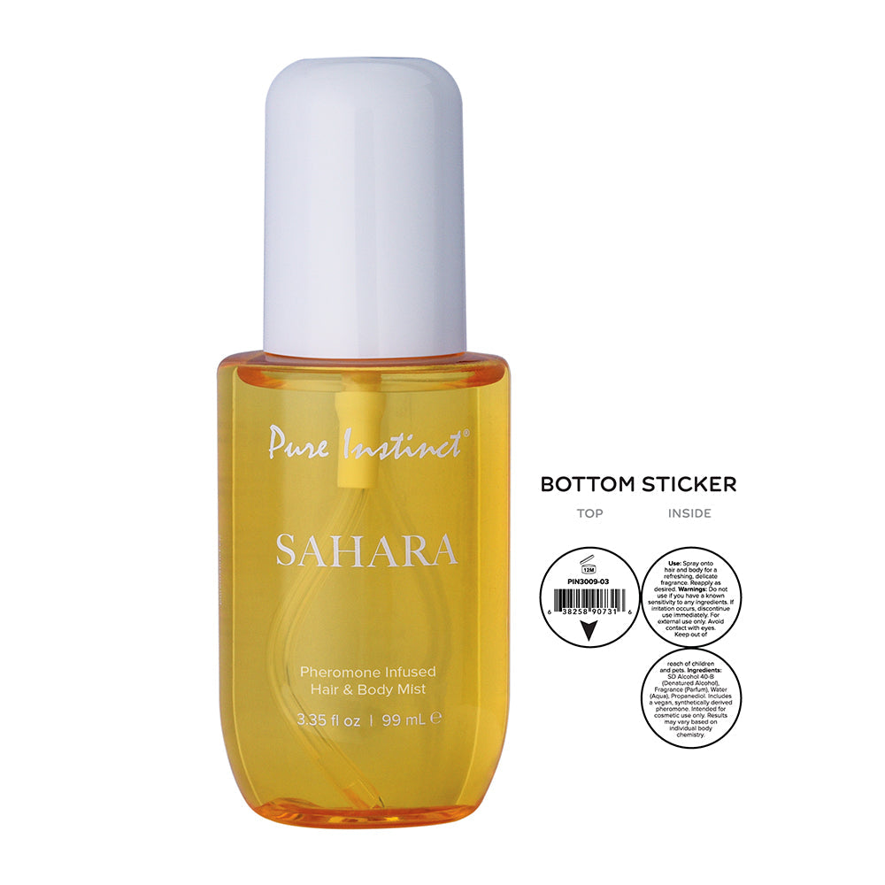 Pure Instinct Pheromone Hair & Body Mist- Sahara 3.35oz