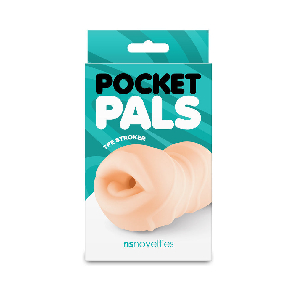 Pocket Pals Mouth Stroker - White