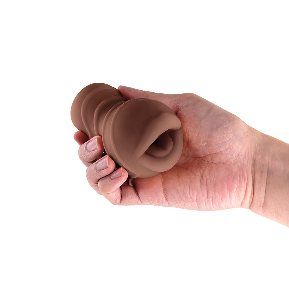 Pocket Pals Mouth Stroker - Brown