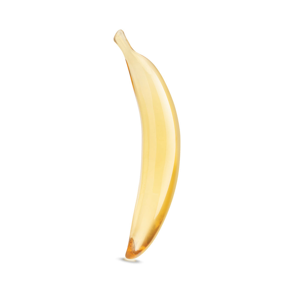 Glas 7" Dildo Banana Joy