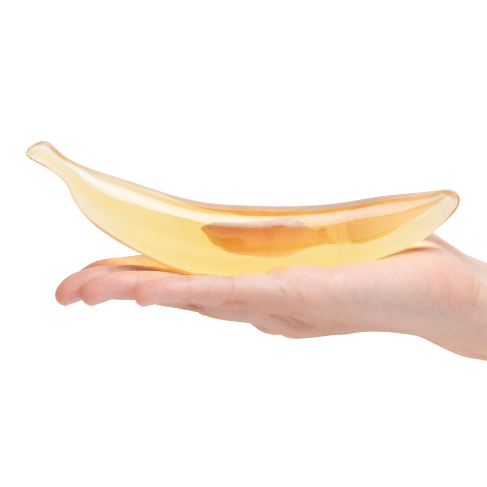 Glas 7" Dildo Banana Joy