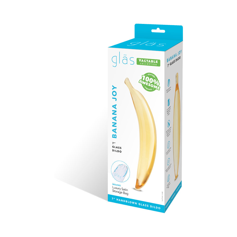 Glas 7" Dildo Banana Joy