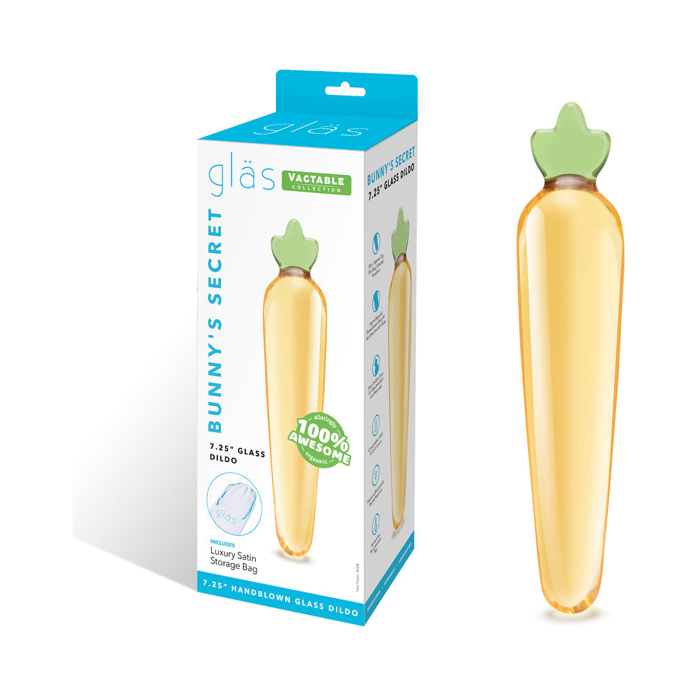 Glas 7.25" Dildo Bunny's Secret