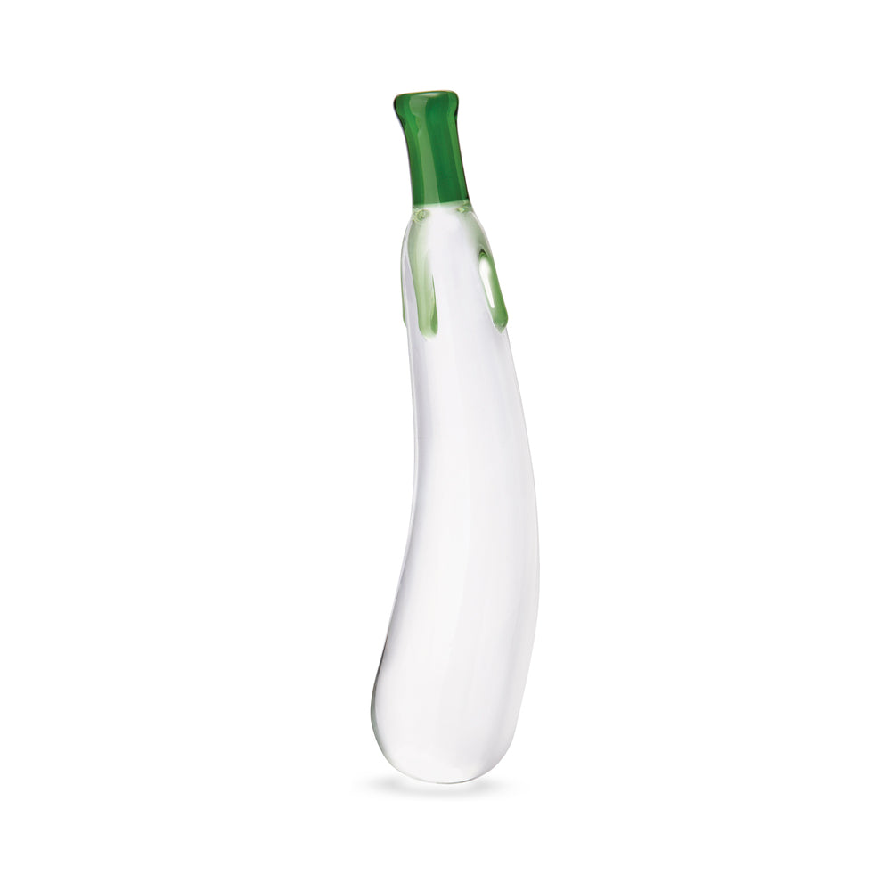 Glas 7.25" Dildo Eggplant Ecstasy