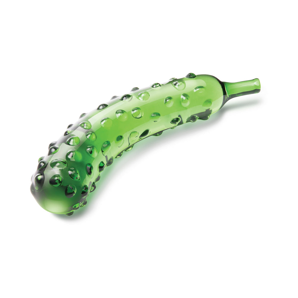 Glas 8.25" Dildo Caressing Cucumber