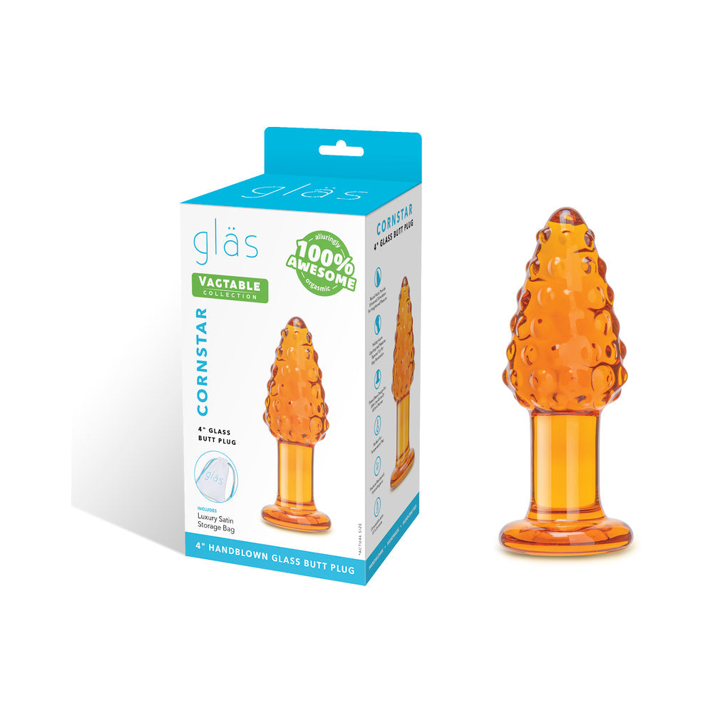 Glas 4" Butt Plug Cornstar