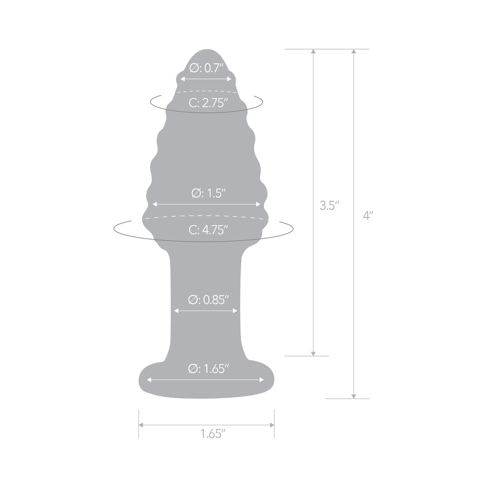 Glas 4" Butt Plug Cornstar