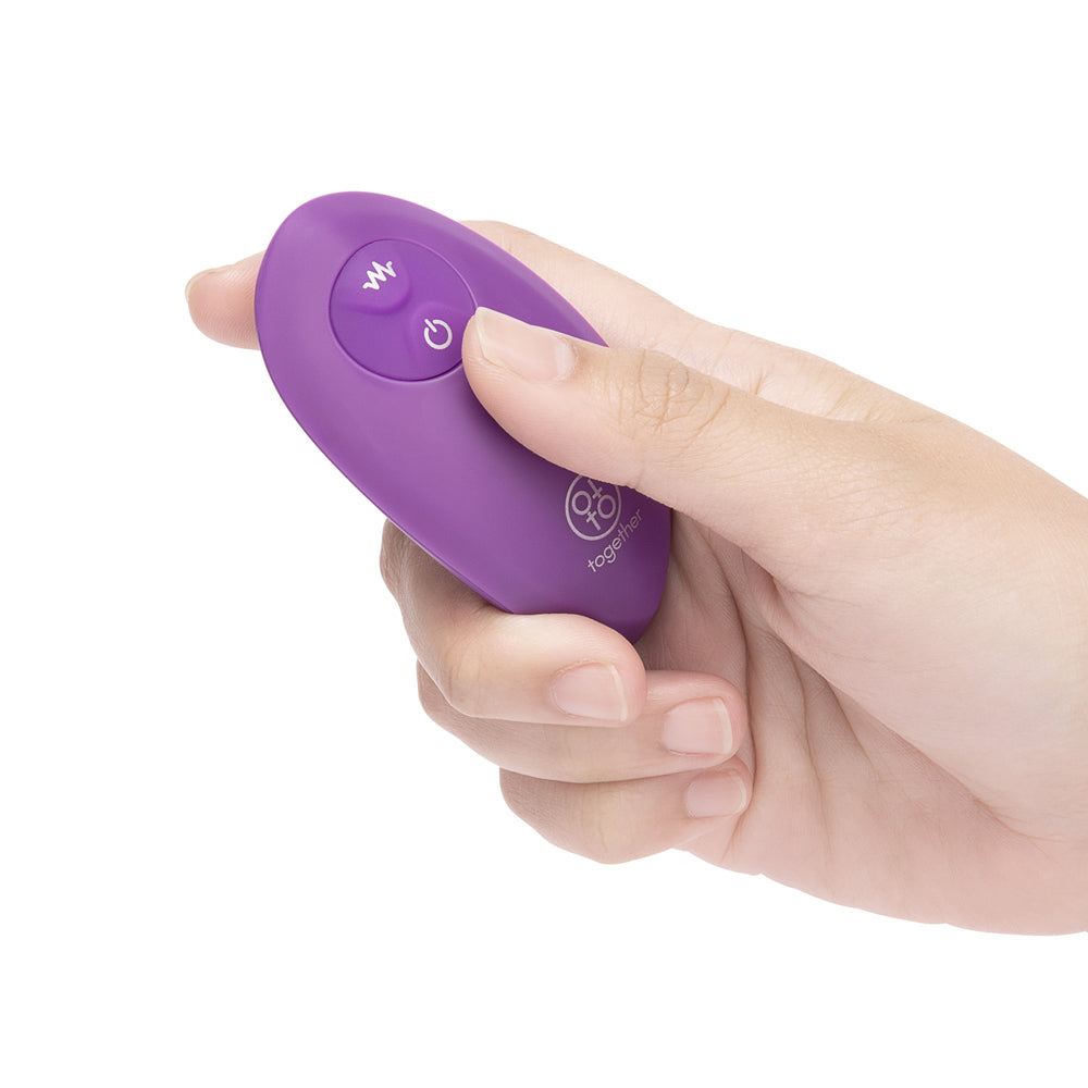 Together Blended Pleasure Remote Controlled Triple-Pronged Vibrator