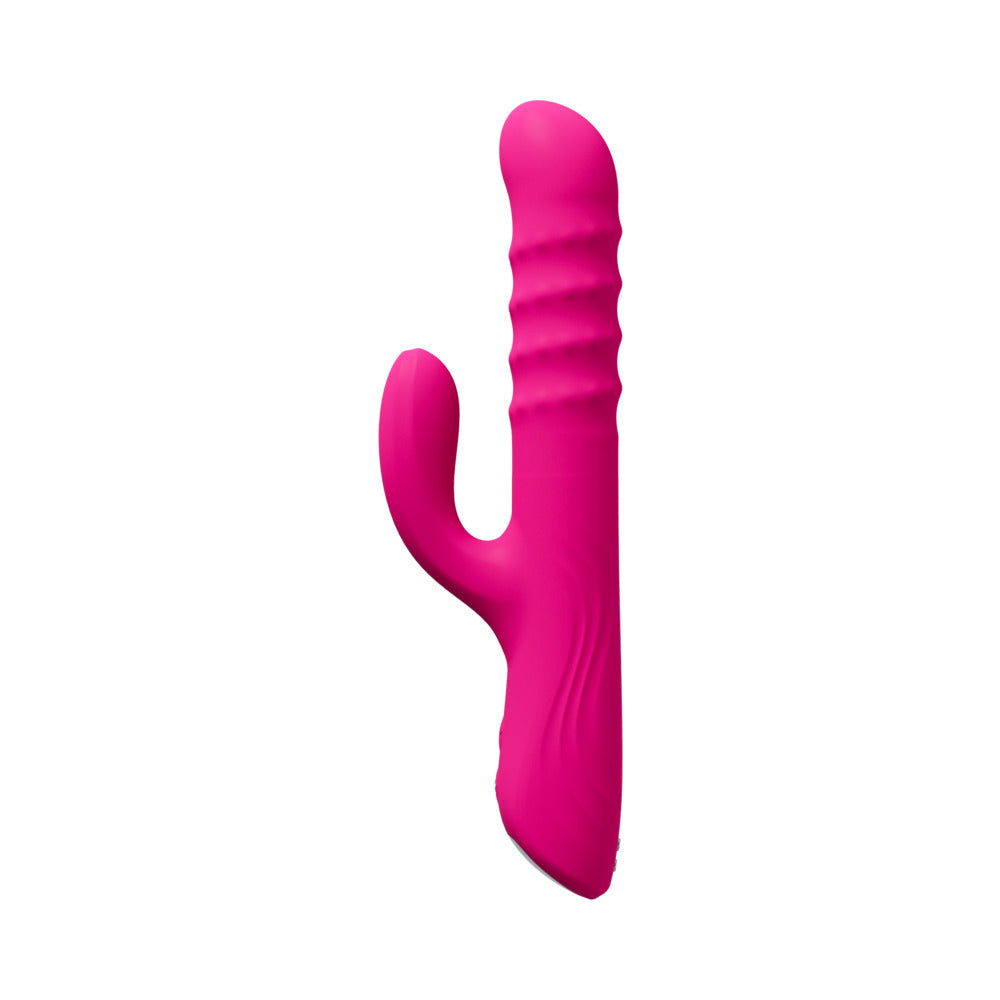 Lovense Velvo G-Spot & Clit Rabbit Vibrator - Pink