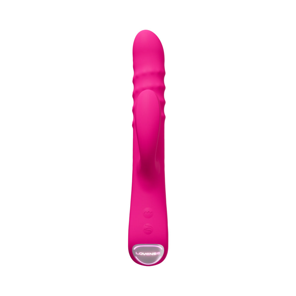 Lovense Velvo G-Spot & Clit Rabbit Vibrator - Pink
