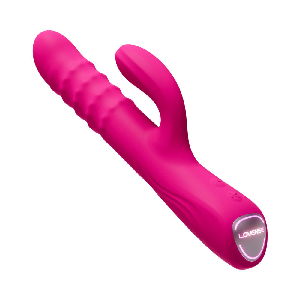 Lovense Velvo G-Spot & Clit Rabbit Vibrator - Pink