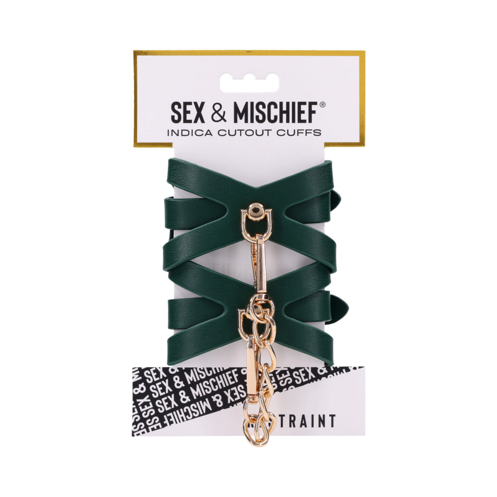 Sex & Mischief Indica Cutout Cuffs