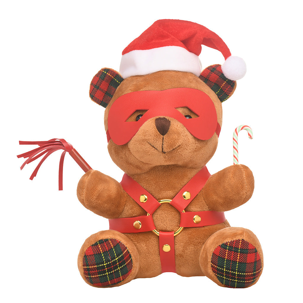 Master Series Holiday Bondage Teddy Bear Plush - Brown