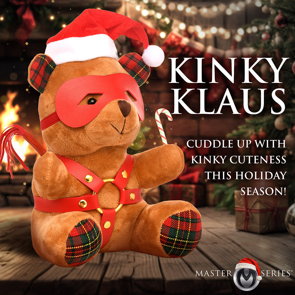 Master Series Holiday Bondage Teddy Bear Plush - Brown