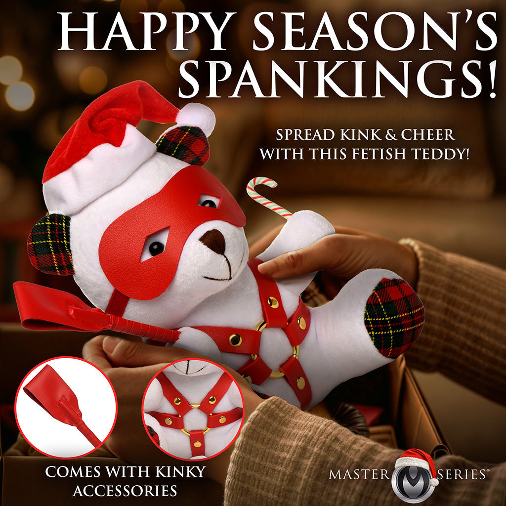 Master Series Holiday Bondage Bear-White