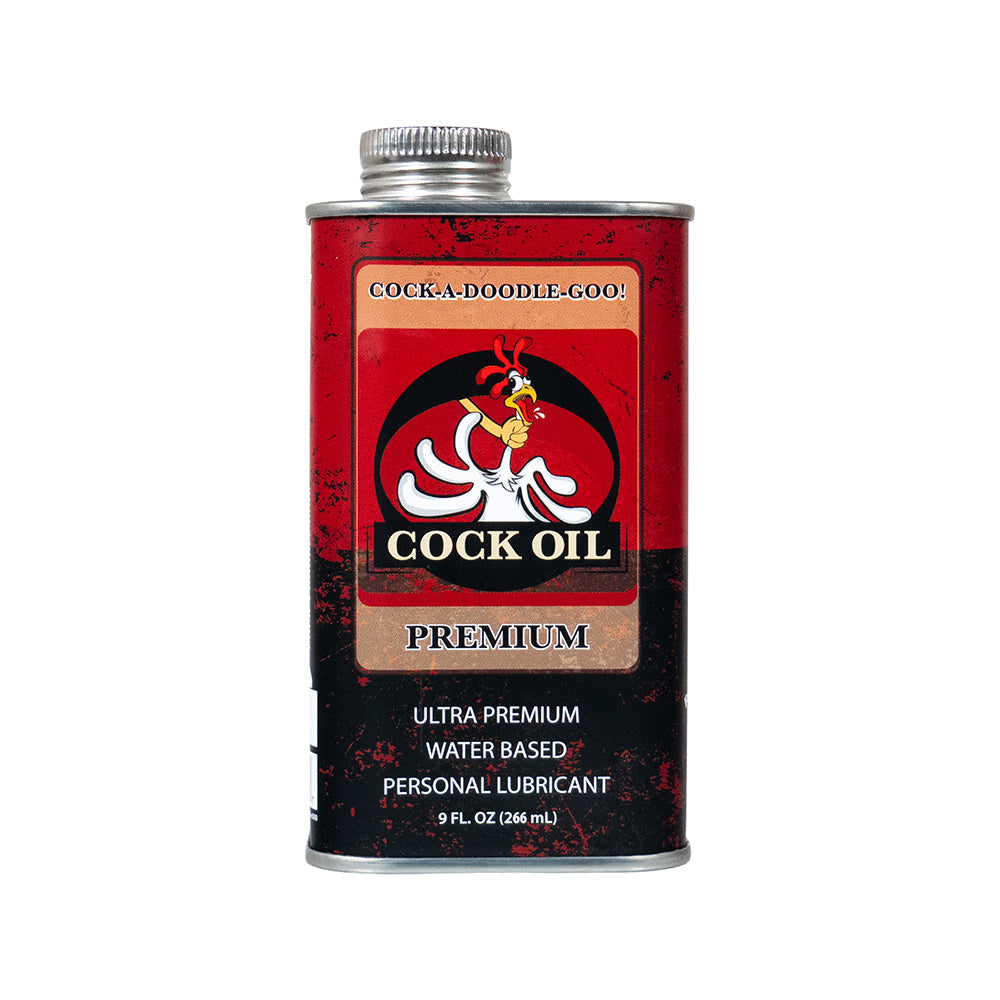 Cock Oil Water-Based Lubricant Metal Can 9oz