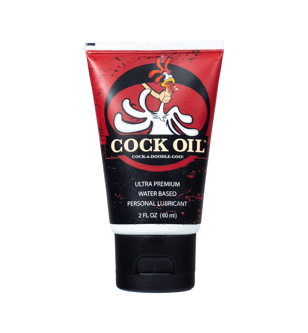 Cock Oil Water-Based Lubricant Squeeze Tube 2oz