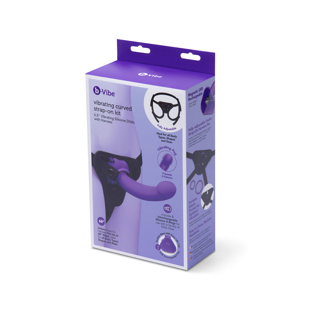 b-Vibe Curved Vibrating Strap-On Kit