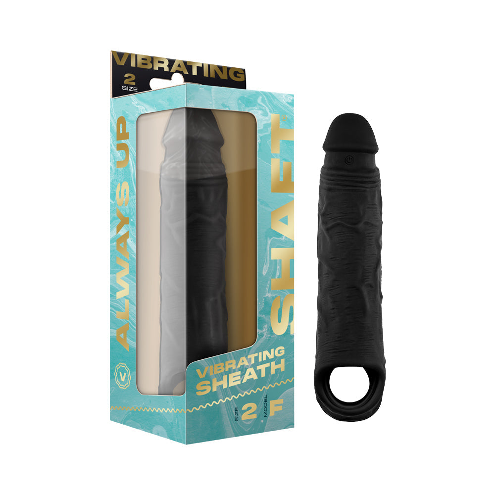 Shaft Vibrating Sheath Size 2 - Black