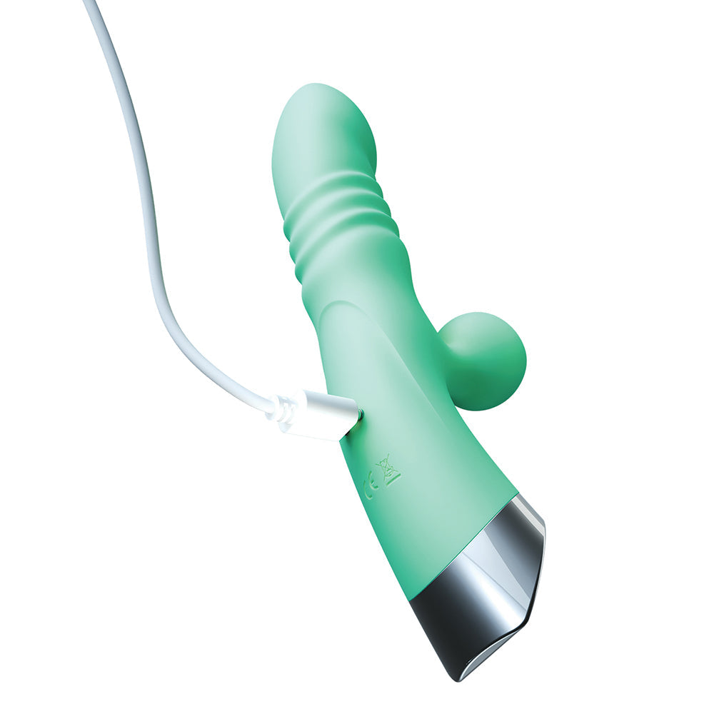 Intruder Thrusting Pleasure Vibe-Mint