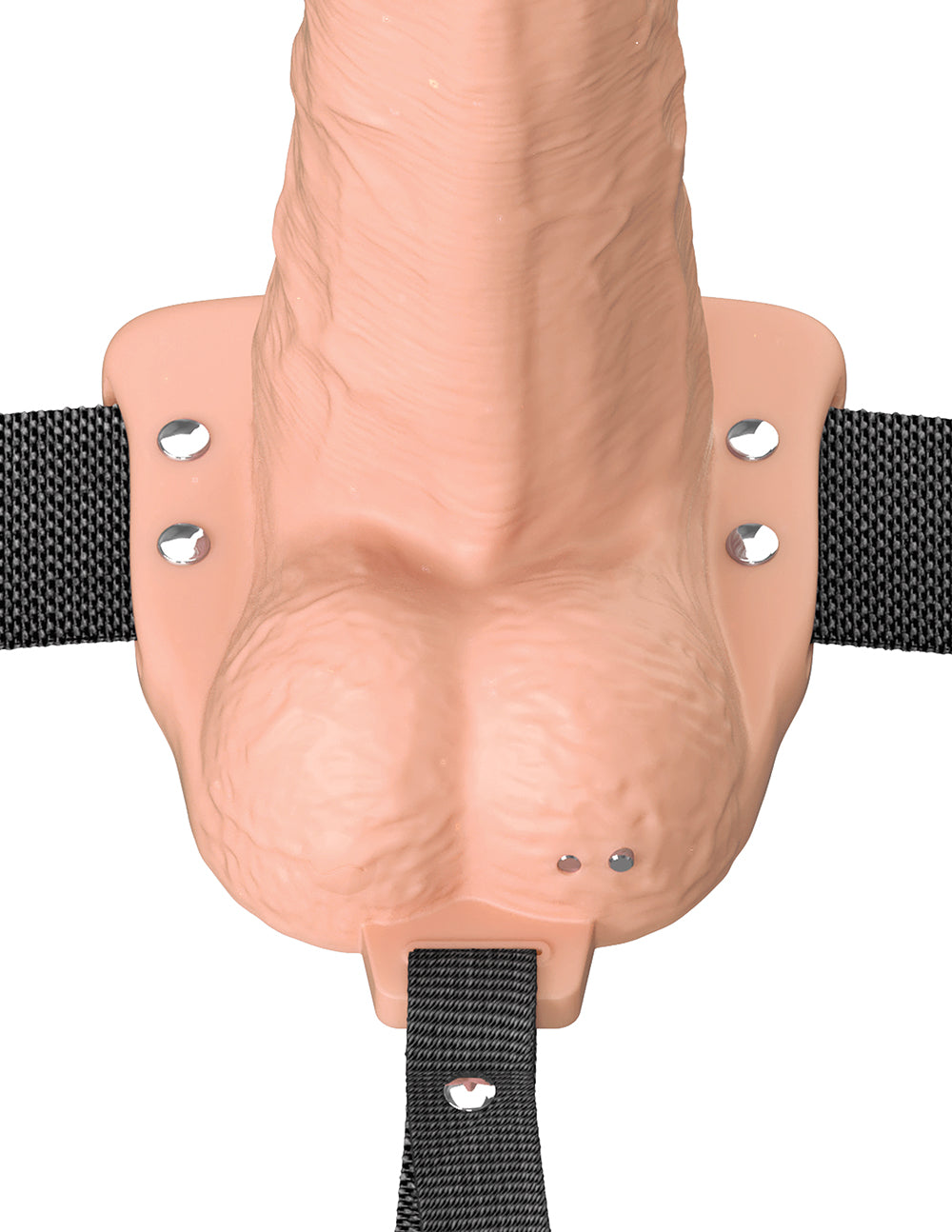 Fantasy X-Tensions Elite Vibrating Hollow Strap-On Dual Density-Light 6"