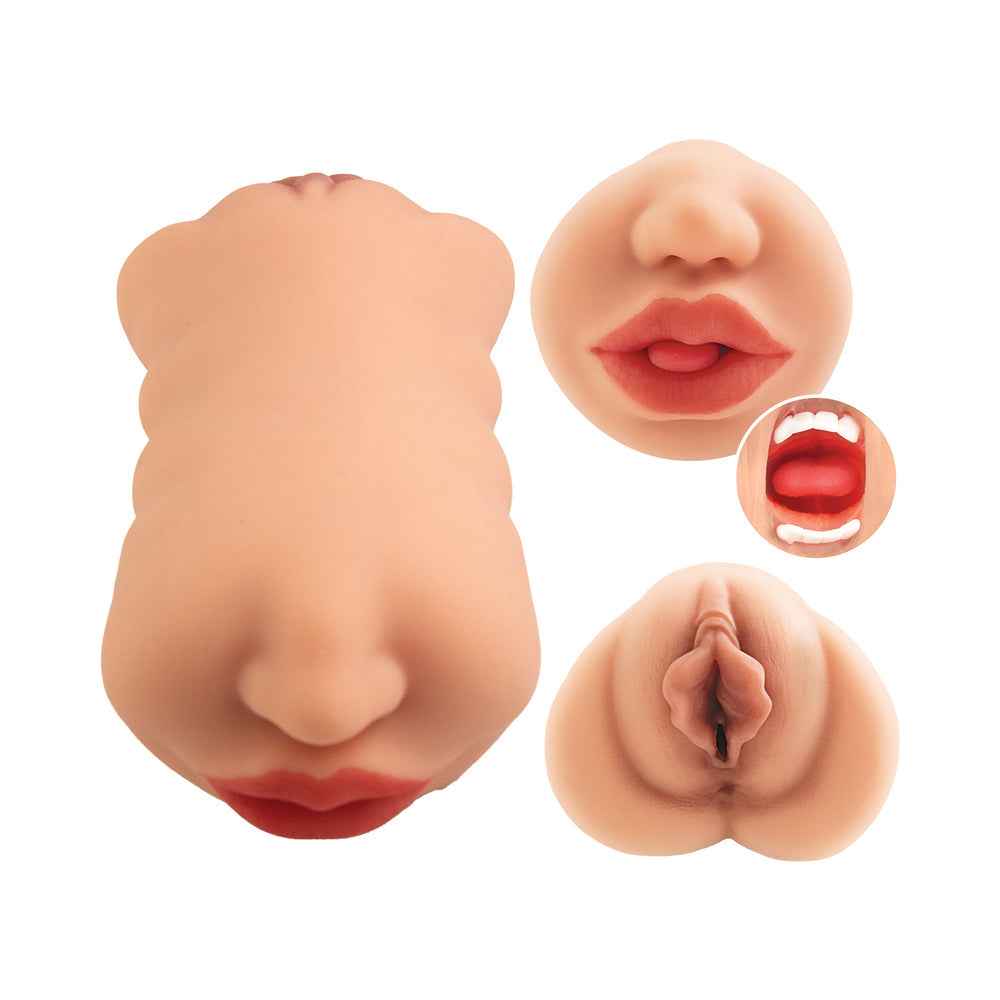 Nasstoys Always Horny Masturbator Double Sided Stroker - Ivory
