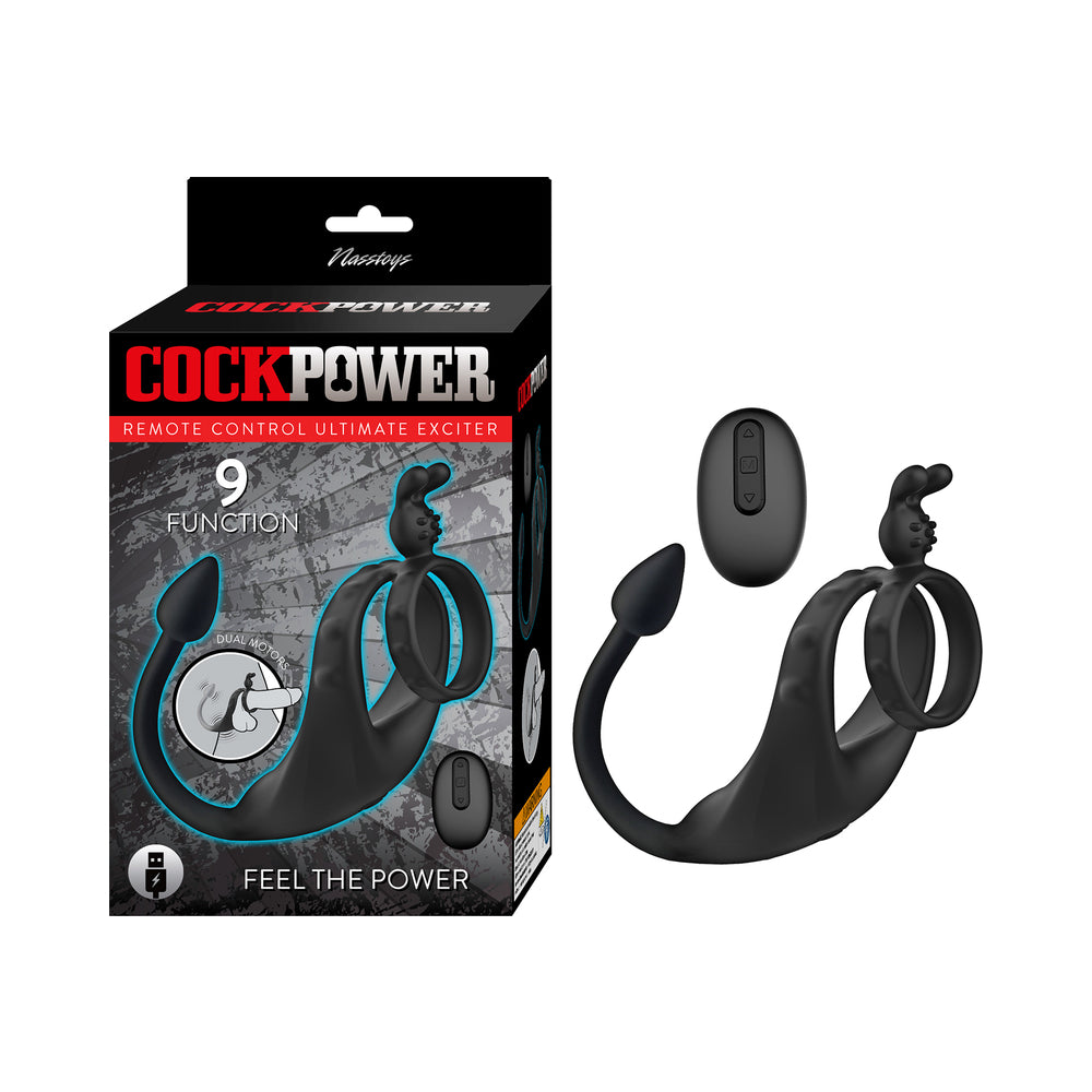 Nasstoys Cockpower Remote Control Ultimate Exciter - Black