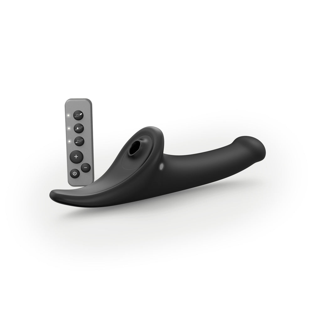 Strap On Me Multi Orgasm Dildo - Black Medium