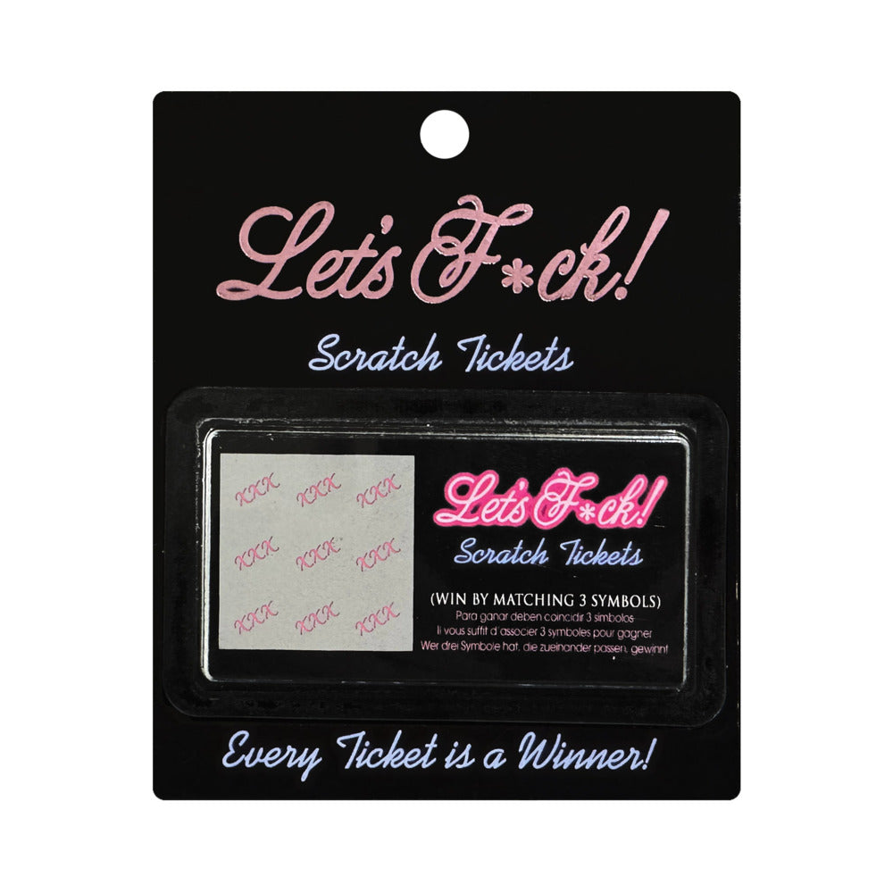 Let's Fuck! Scratch Tickets