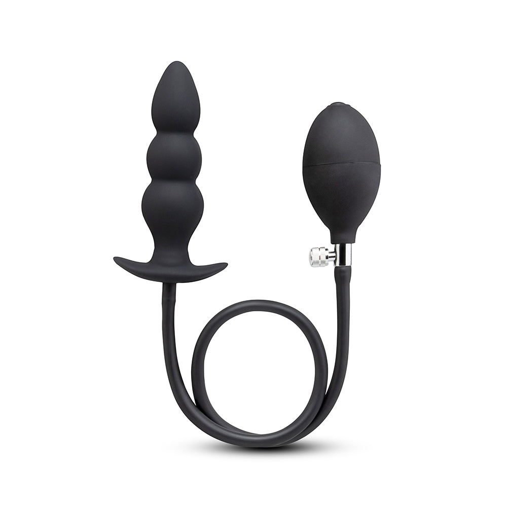 b-Vibe Beaded Inflatable Anal Plug w/Hand Pump