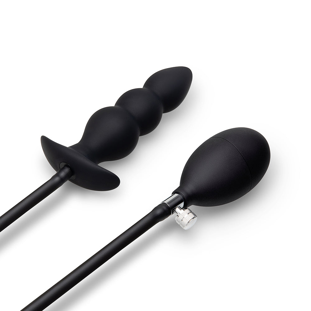 b-Vibe Beaded Inflatable Anal Plug w/Hand Pump