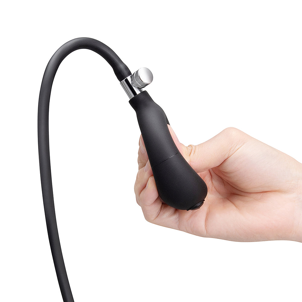 b-Vibe Beaded Inflatable Anal Plug w/Hand Pump