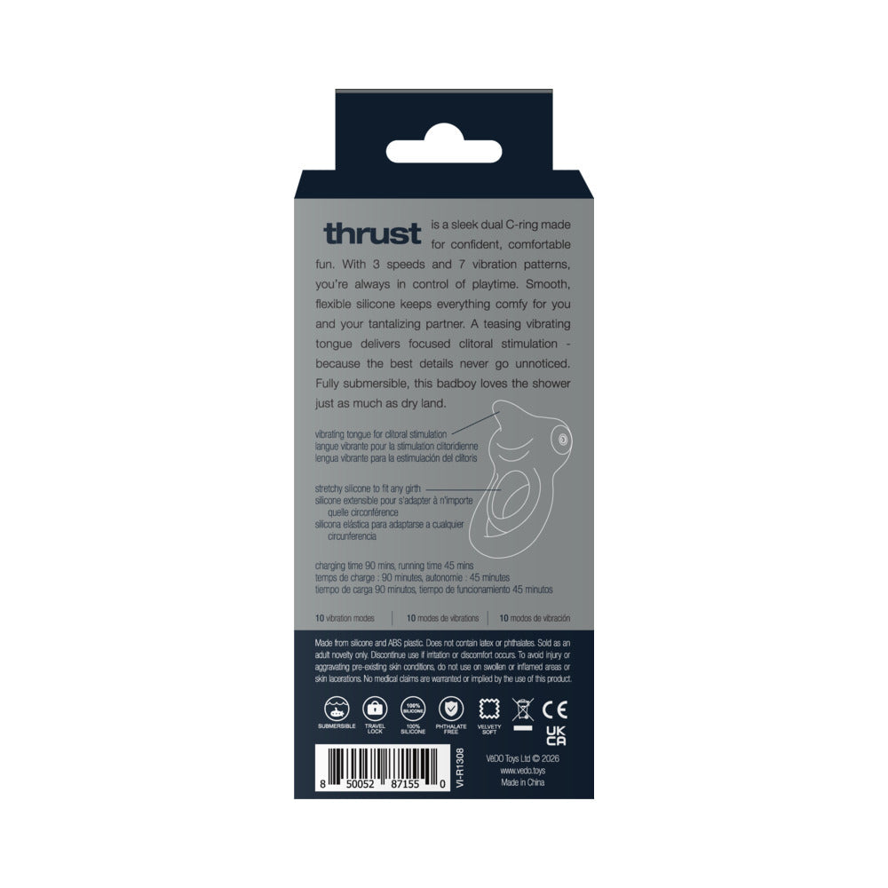 VeDO Thrust Rechargeable Dual C-Ring - Black