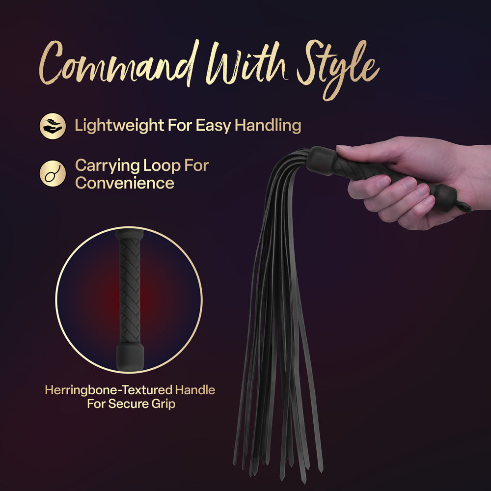 Temptasia Ardor Flogger-Black