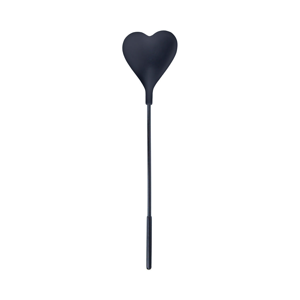 Temptasia Ardor Heart Crop-Black