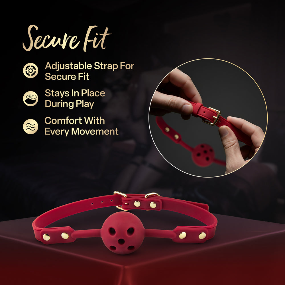 Temptasia Ardor Ball Gag-Red