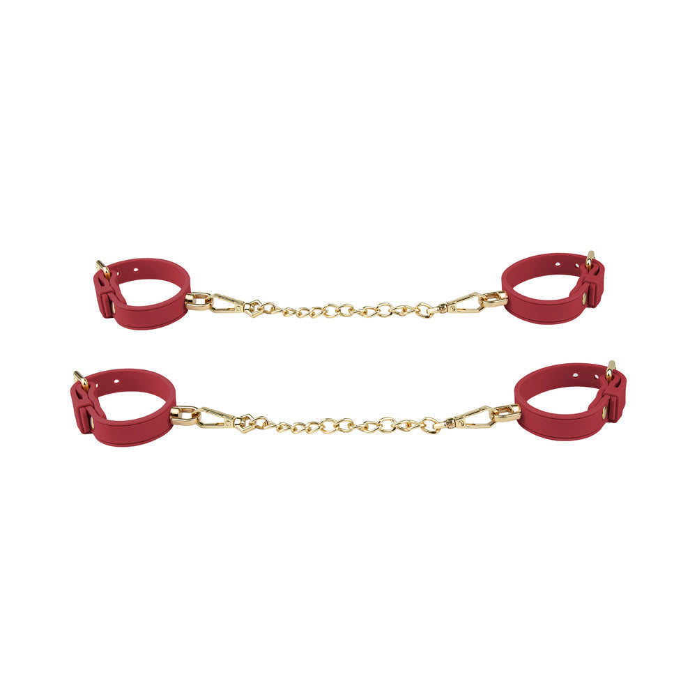 Temptasia Ardor Wrist & Ankle Restraints-Red