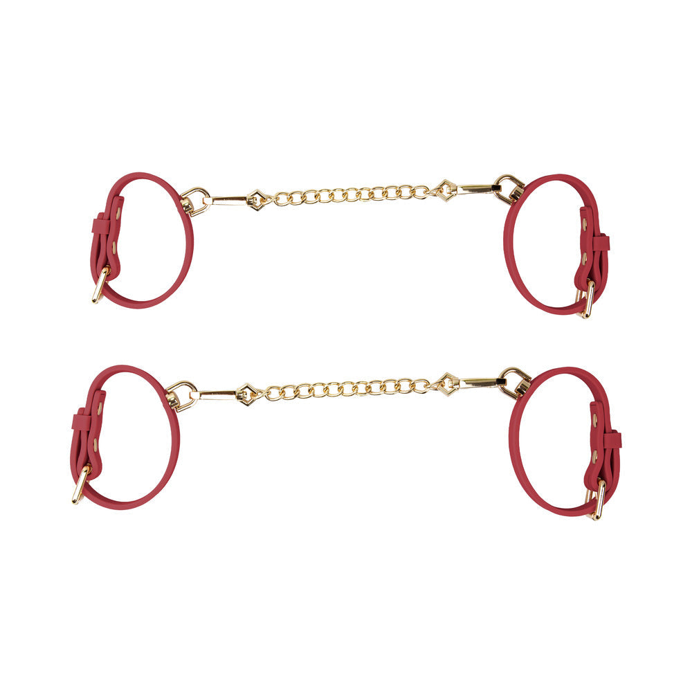 Temptasia Ardor Wrist & Ankle Restraints-Red
