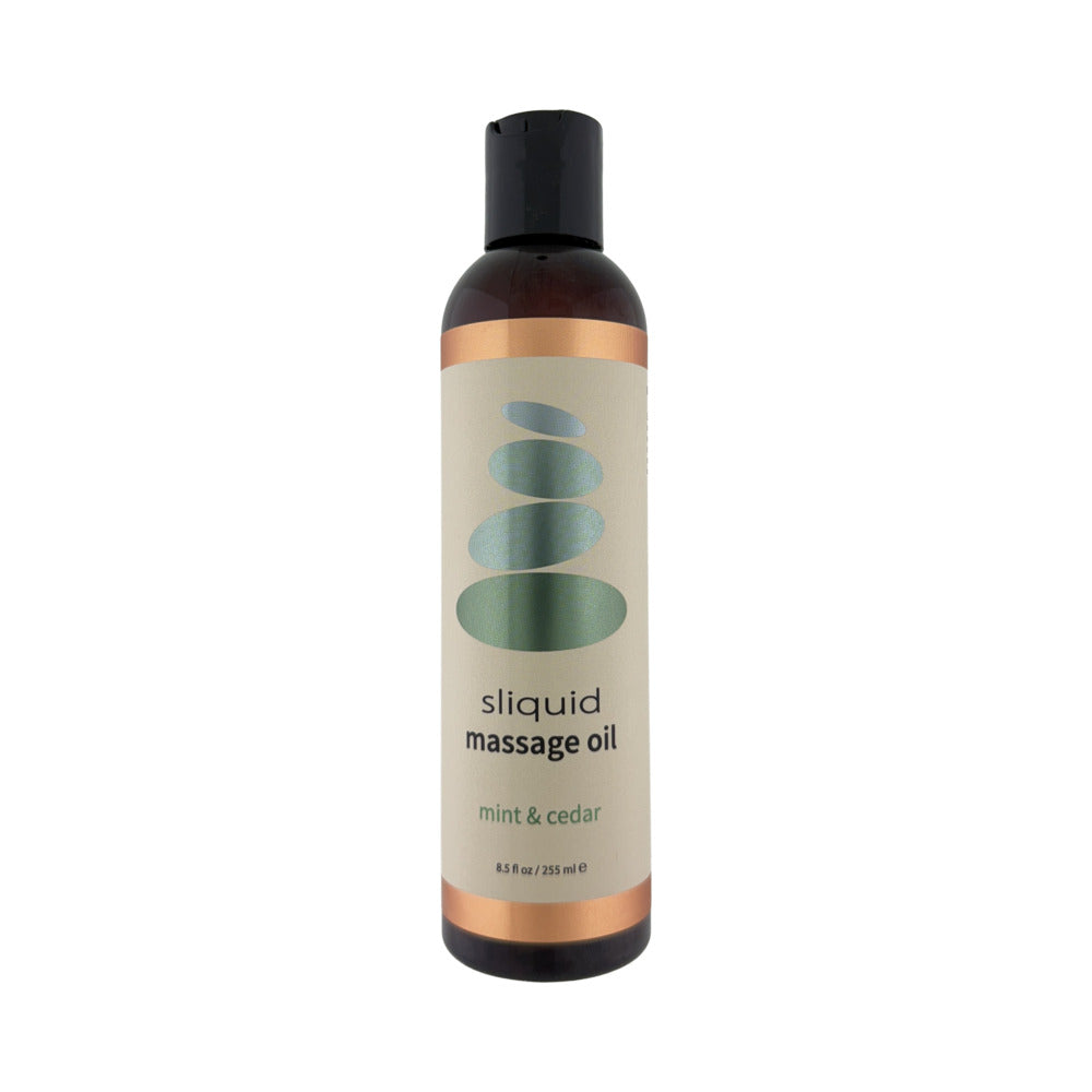 Sliquid Balance Massage Oil-Cedar Mint 8.5oz