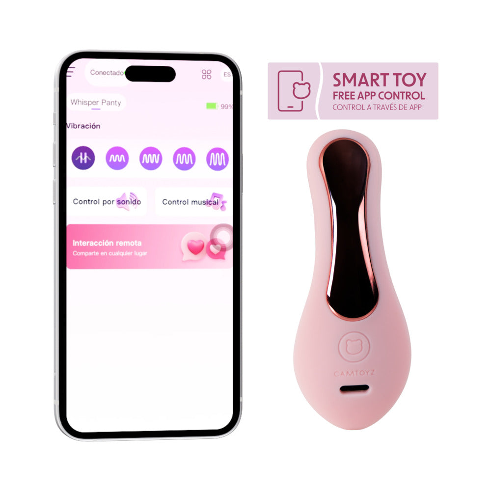 Camtoyz Pro Whisper Panty Vibe - Pink