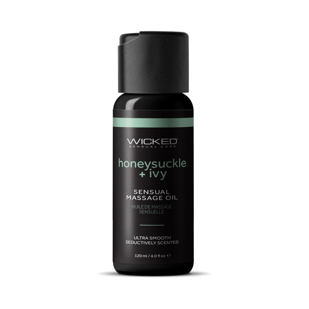 Wicked Sensual Massage Oil-Honeysuckle and Ivy 4oz