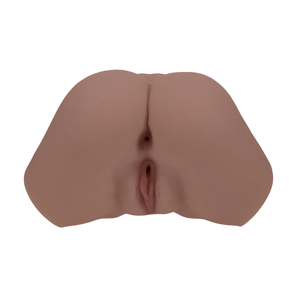 Shots Xkin Layla Love Dual Entry Masturbator - Brown - 7.7 lbs.