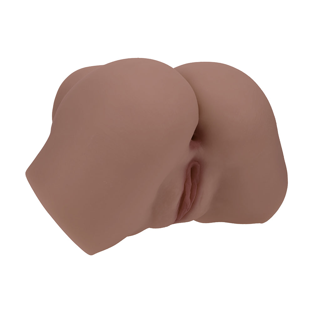 Shots Xkin Layla Love Dual Entry Masturbator - Brown - 7.7 lbs.