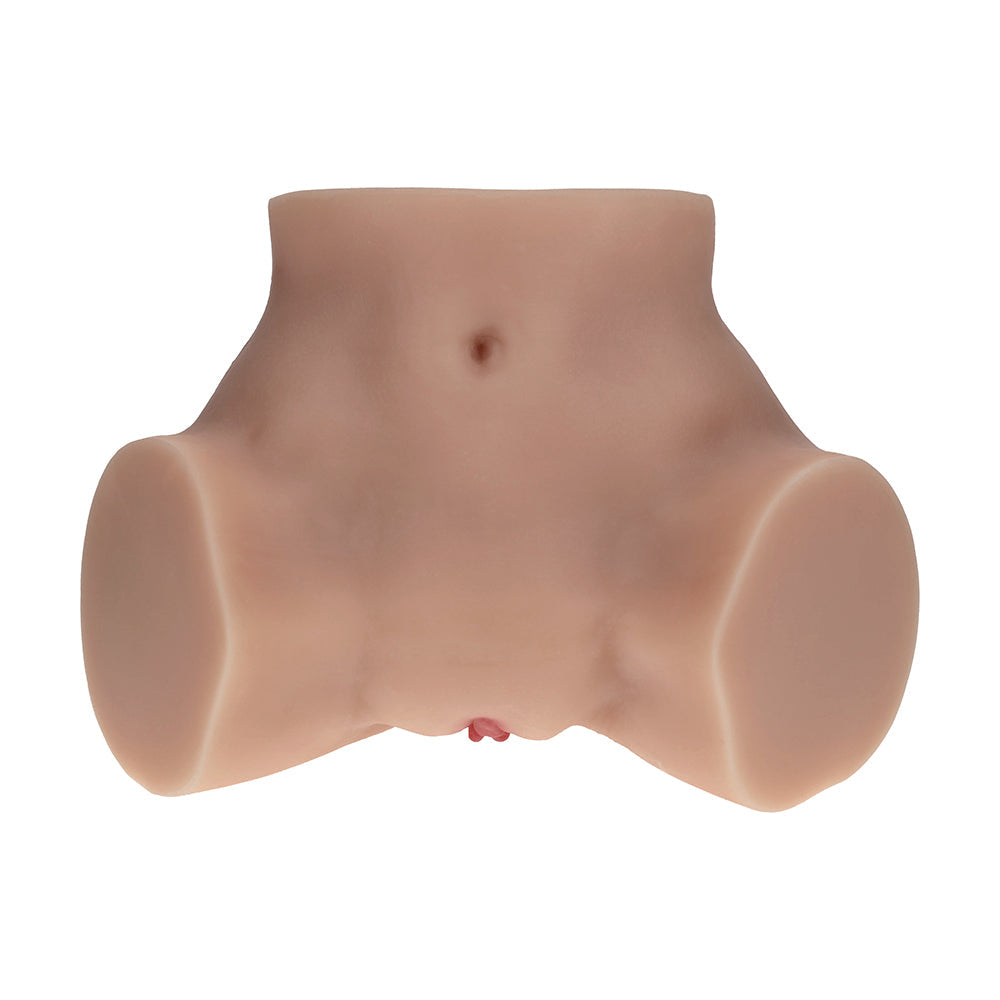 Shots Xkin Valentina Vellure Dual Entry Masturbator - Tan - 9.3 lbs.