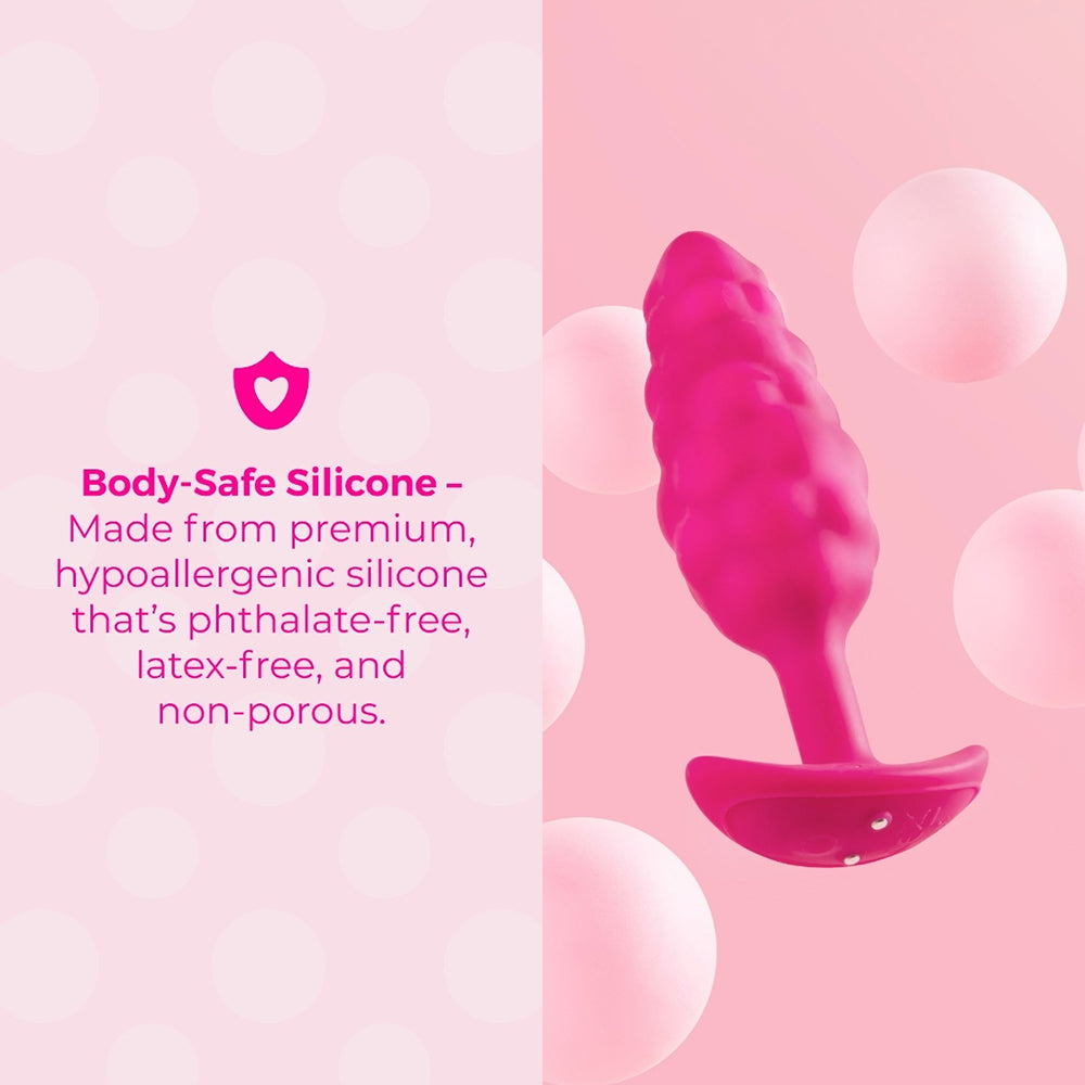 b-Vibe Bump Texture Plug - Pink
