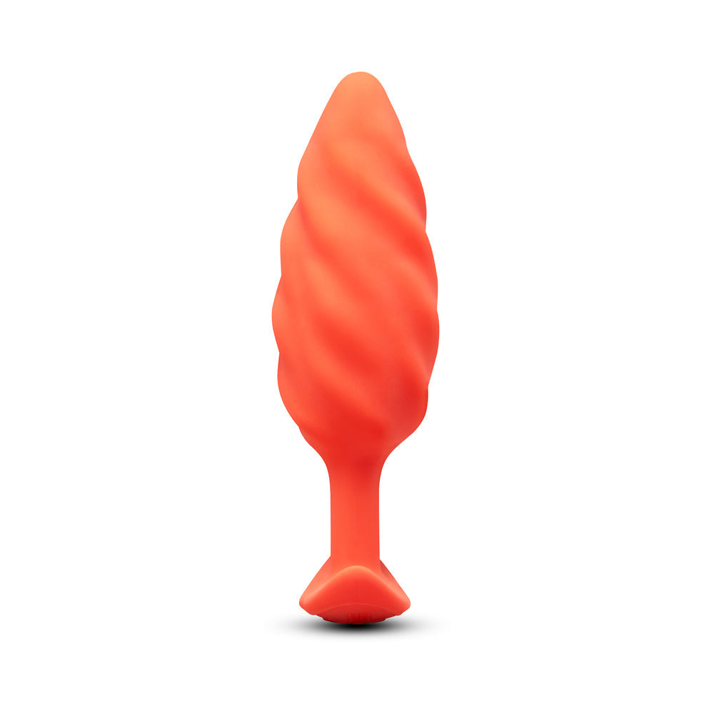 b-Vibe Swirl Texture Plug - Orange